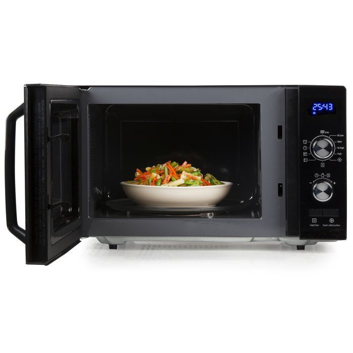 Microondas - DOMO - DO2924 - Negro - 48,5 x 40,8 x 29,3 cm - 23 L - 800 W - Función única - 5 niveles de potencia