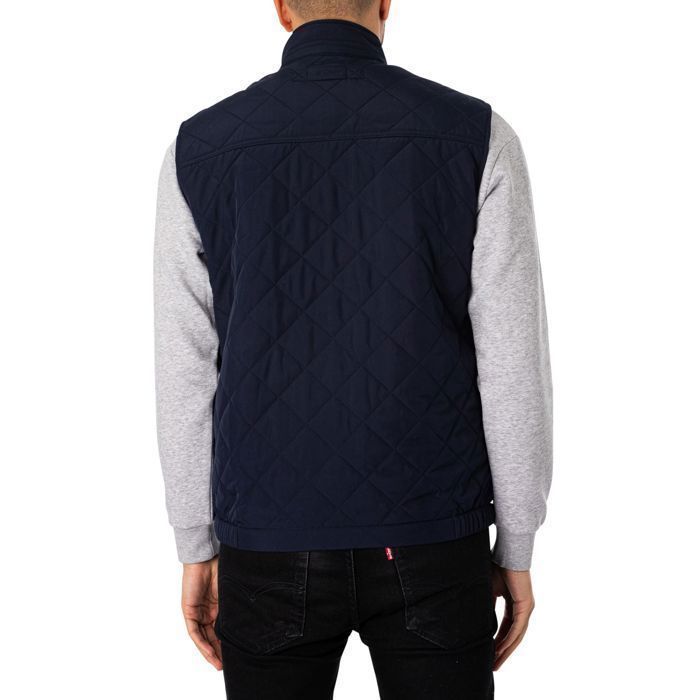 GANT Herren Steppjacke, ärmellos, Abendblau