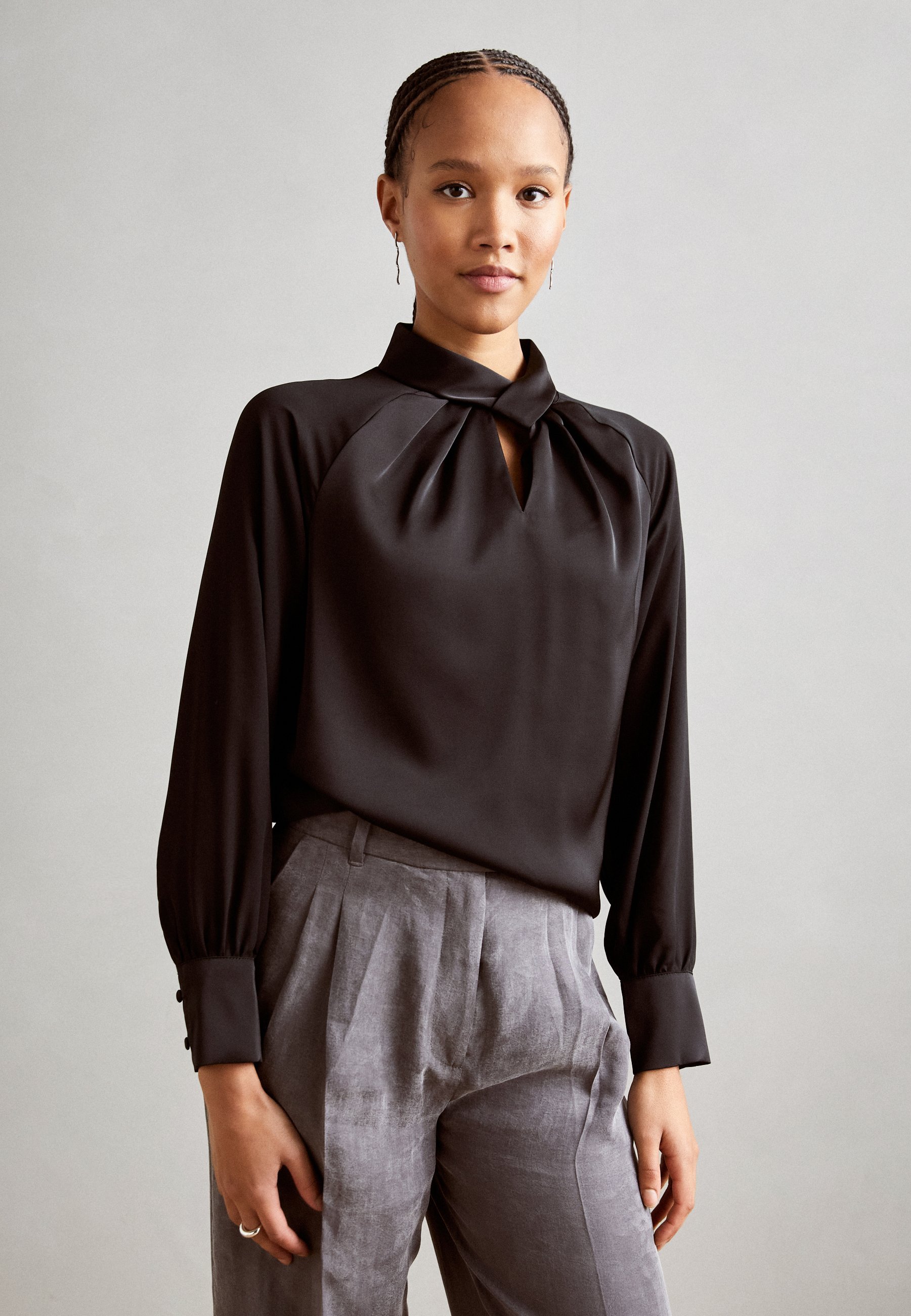 Anna Field Bluse - schwarz