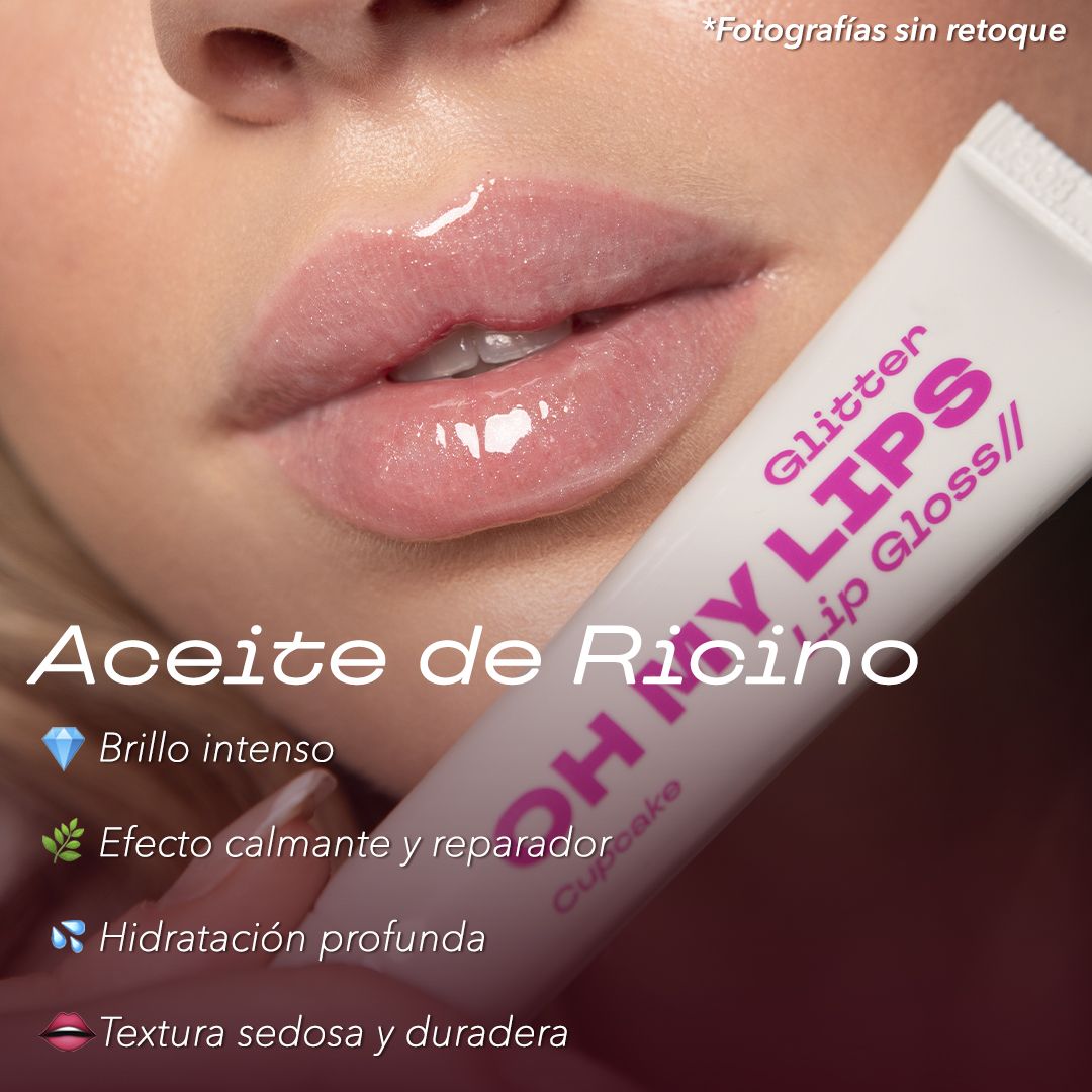 „Oh My Lips“ blizgučiai, keksiuko formos lūpų blizgiai Lūpų blizgiai ir blizgiai