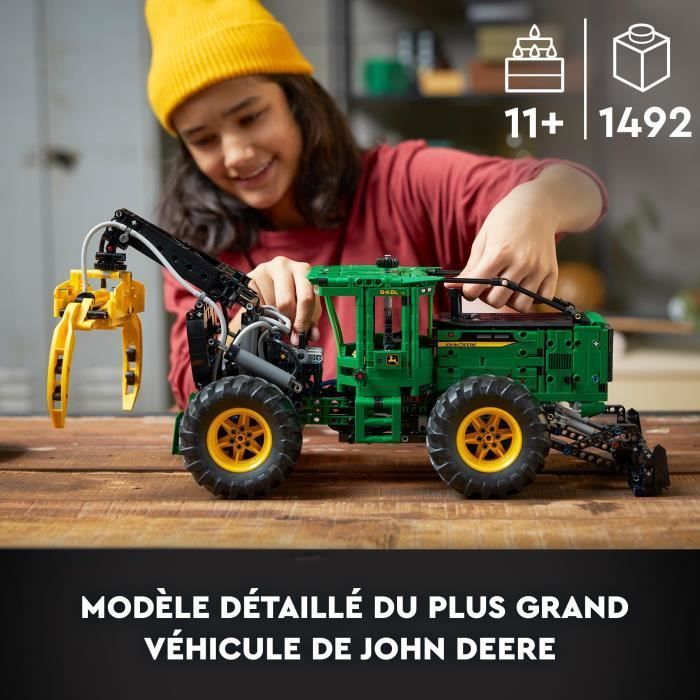 LEGO® Technic 42157 John Deere 948L-II Skidder, bouwvoertuigmodel met functies