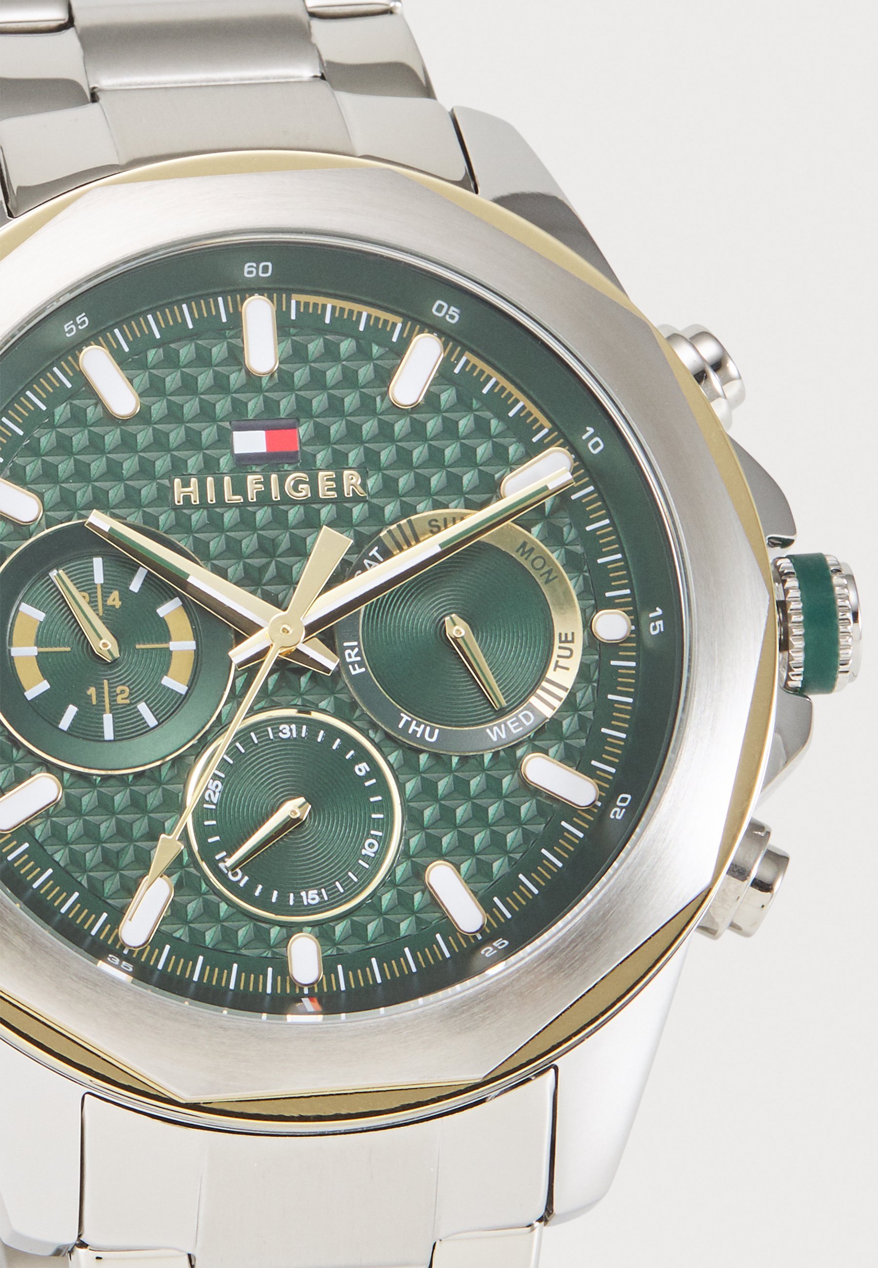 Montre chronographe Tommy Hilfiger LARS - couleur verte/argentée