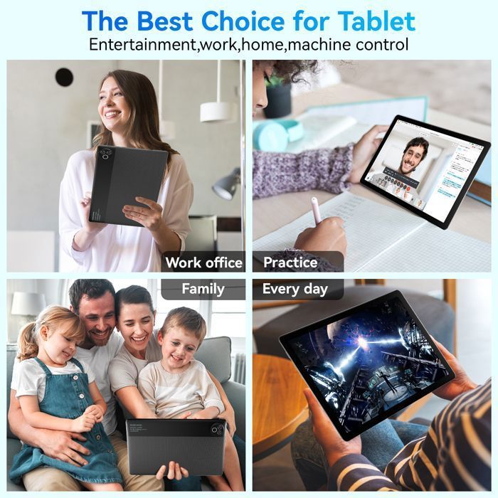Touchscreen tablet - KOTSREN - 10'' Android 15 - 20GB RAM - 64GB ROM ext.128GB - WiFi 6, 5000mAh