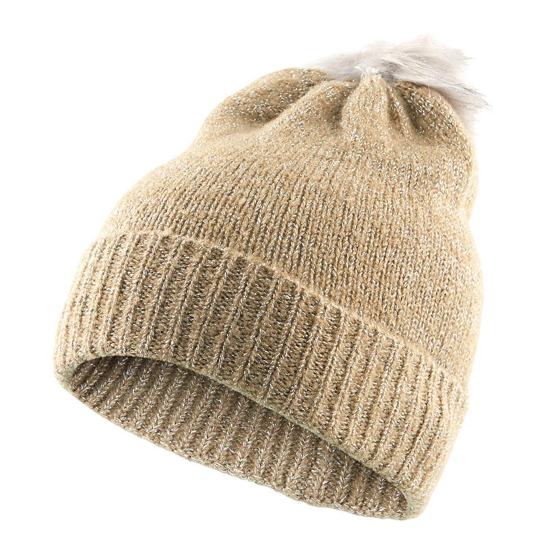 Hat med kvast beige