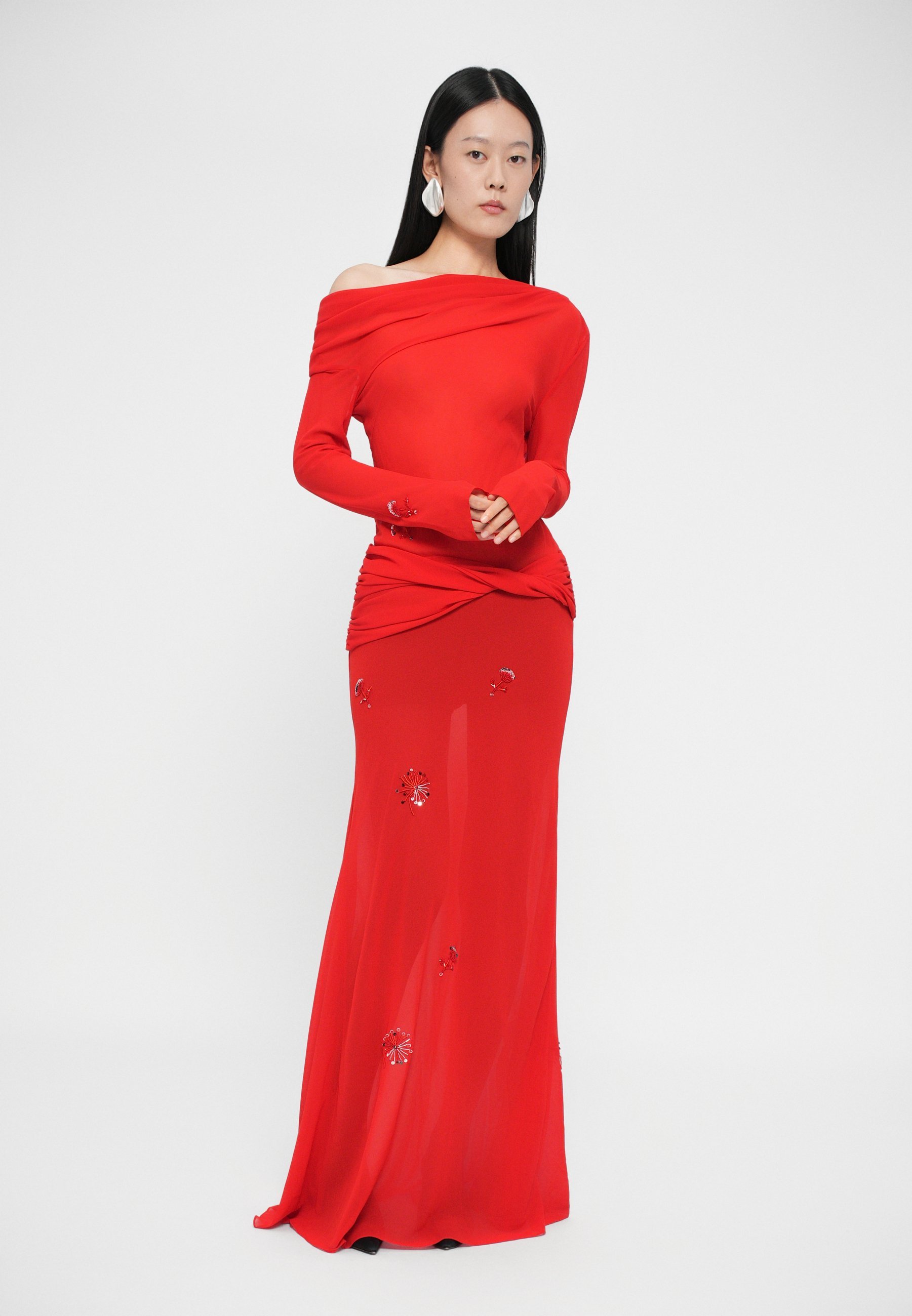 Anna October JULIE - Cocktailjurk / Feestjurk - rood