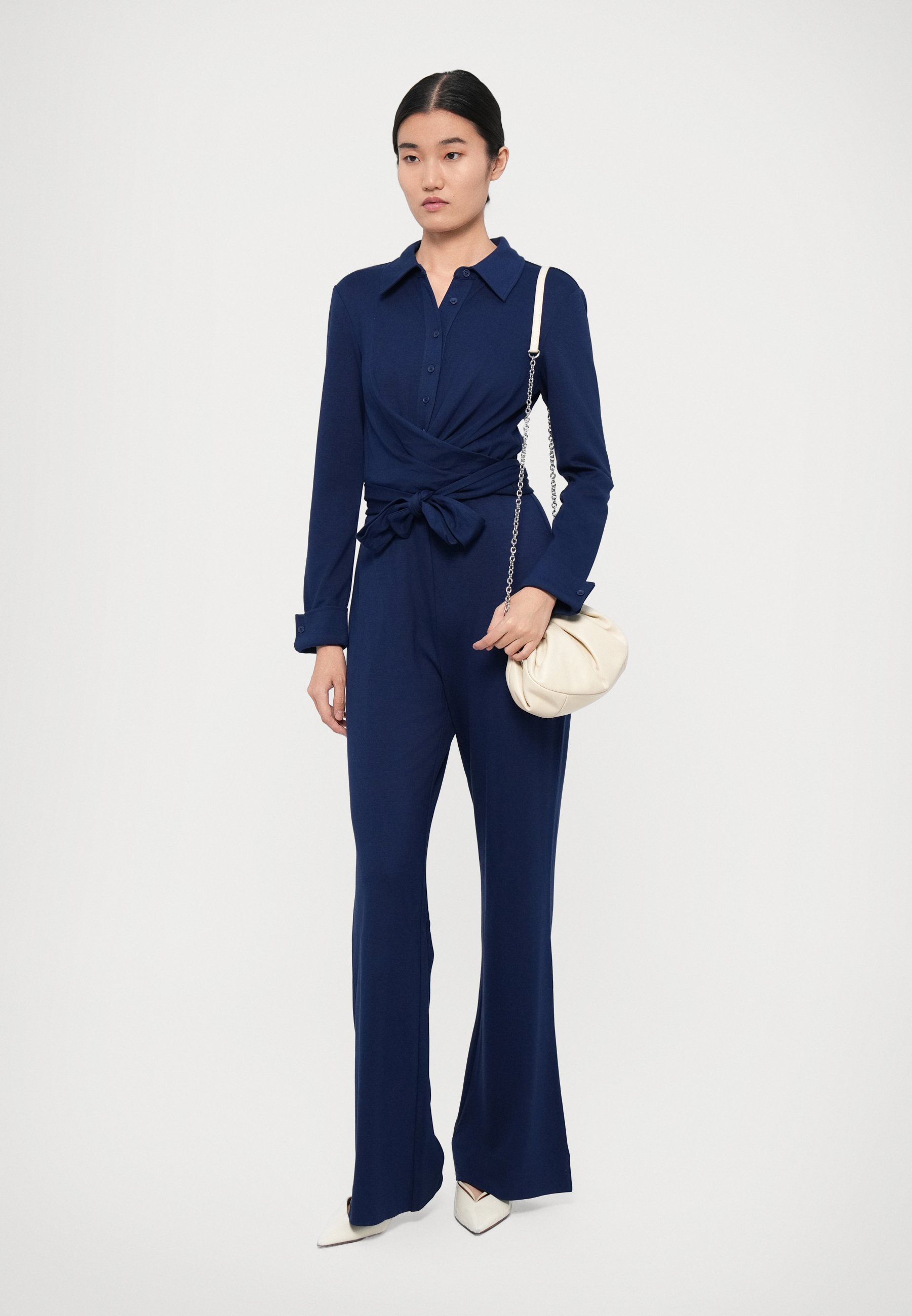 Combinaison Diane von Furstenberg MICHELE - bleu marine classique