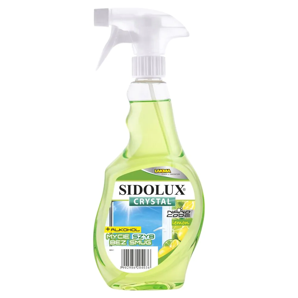 Sidolux Crystal Lemon - Płyn do mycia szyb 500 ml