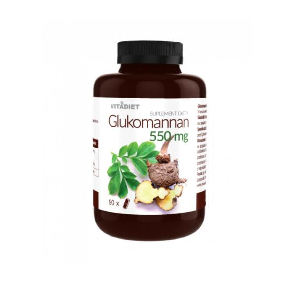 Vitadiet Glucomannan 550 mg
