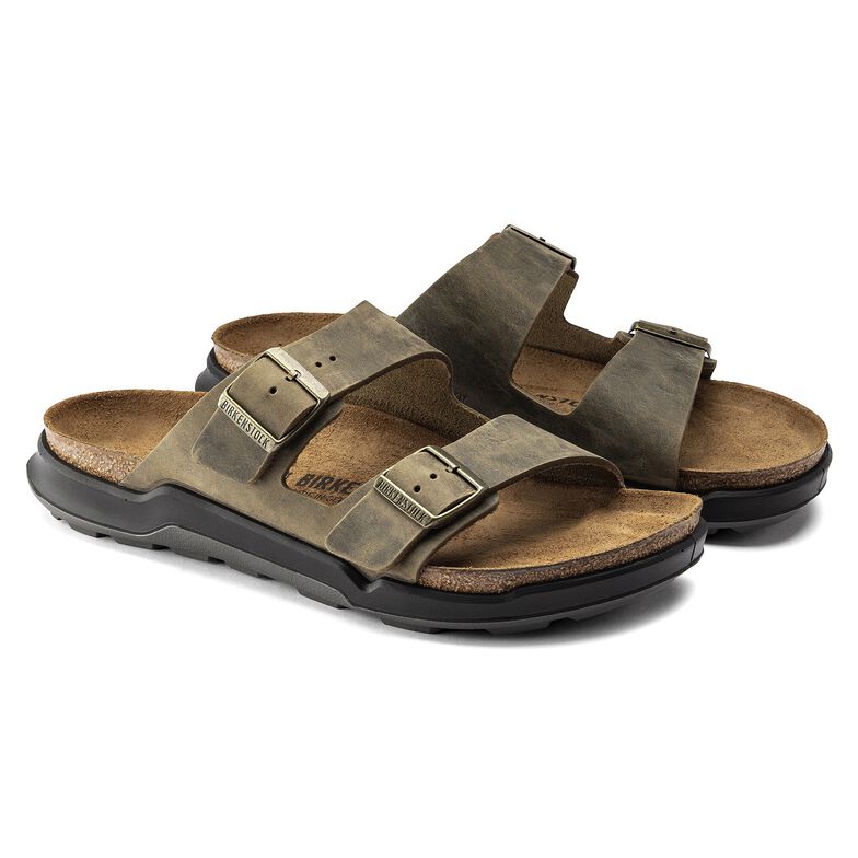 Arizona Crosstown uomo Pelle oliata - Faded Khaki Faded Khaki