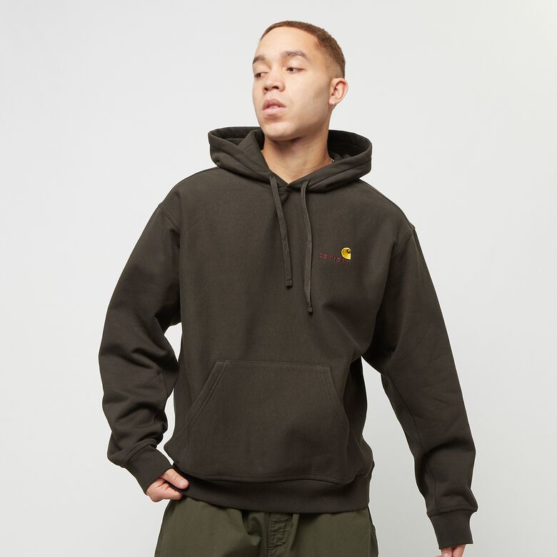 Kapuzenpullover mit amerikanischer Schrift
