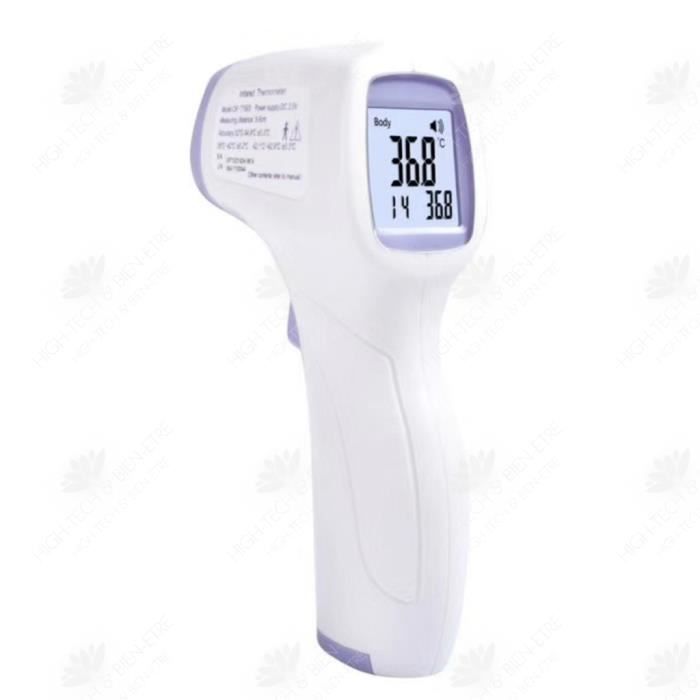 HTBE® infrarood voorhoofdthermometer, draagbare contactloze lichaamstemperatuurthermometer, elektronische thermometer