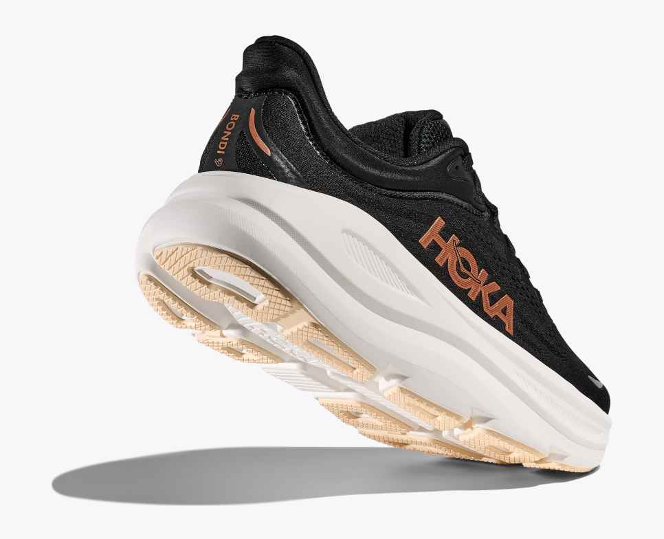 HOKA Bondi 9 Zwart / Roségoud
