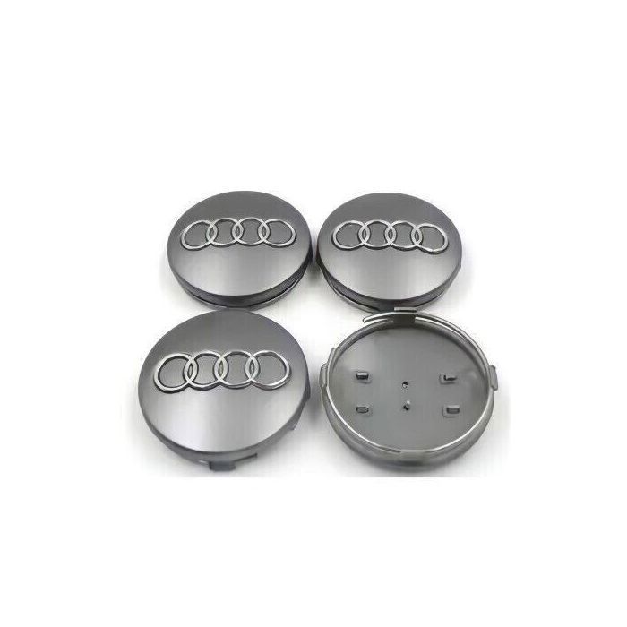 Tapacubos - AUDI - 60 mm - Gris - A3 A4 Q3 Q5 - Nuevo