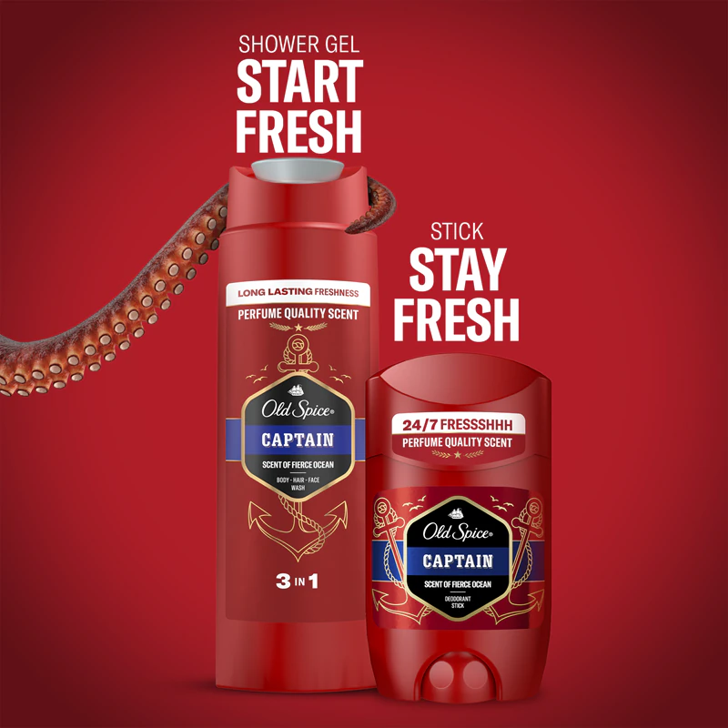 Kit de presente Old Spice Captain para homens