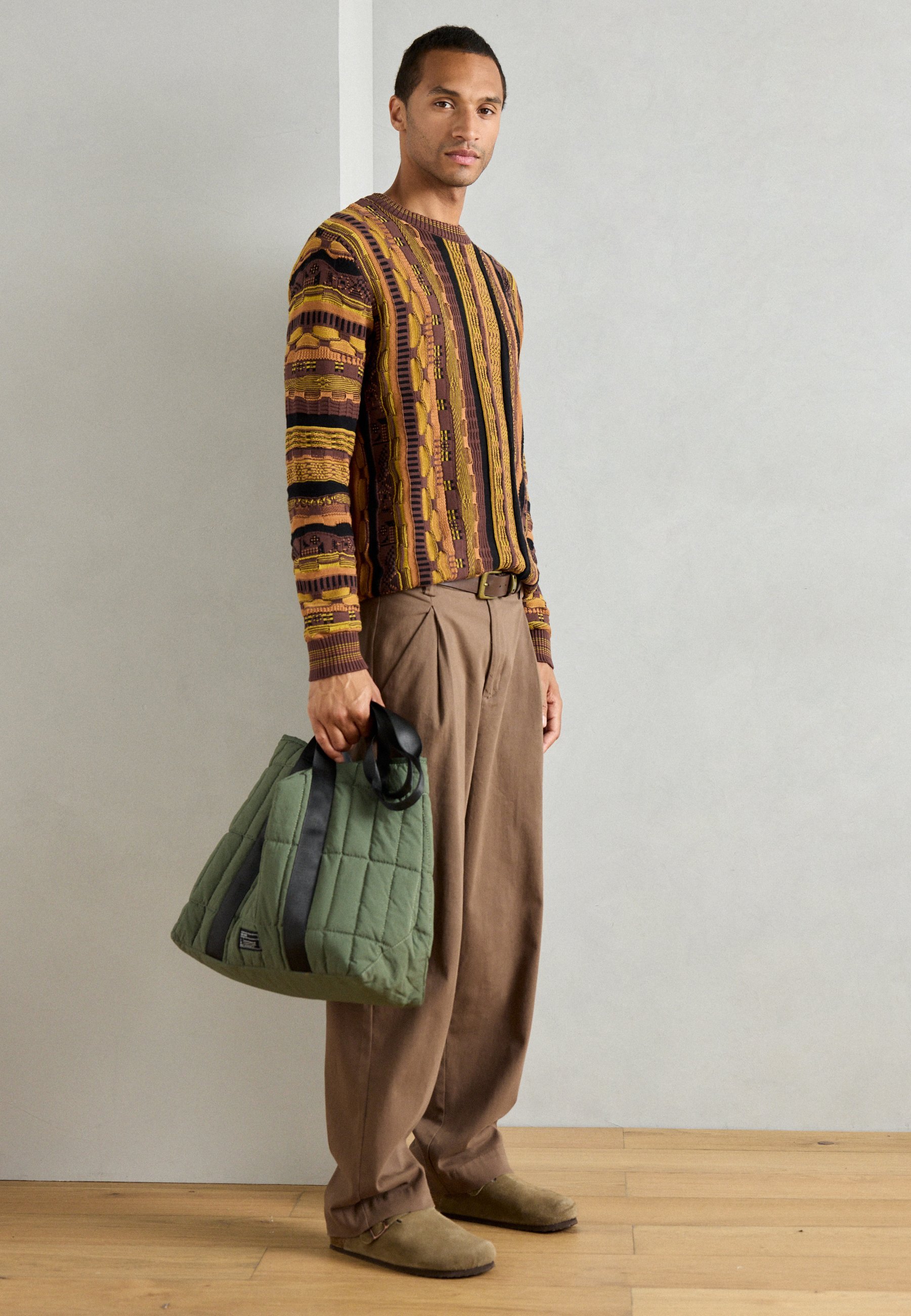 Pulover INDICODE JEANS - pământ pentru ghiveci