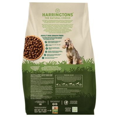 Harringtons getreidefrei hypoallergen – Huhn & Süßkartoffel