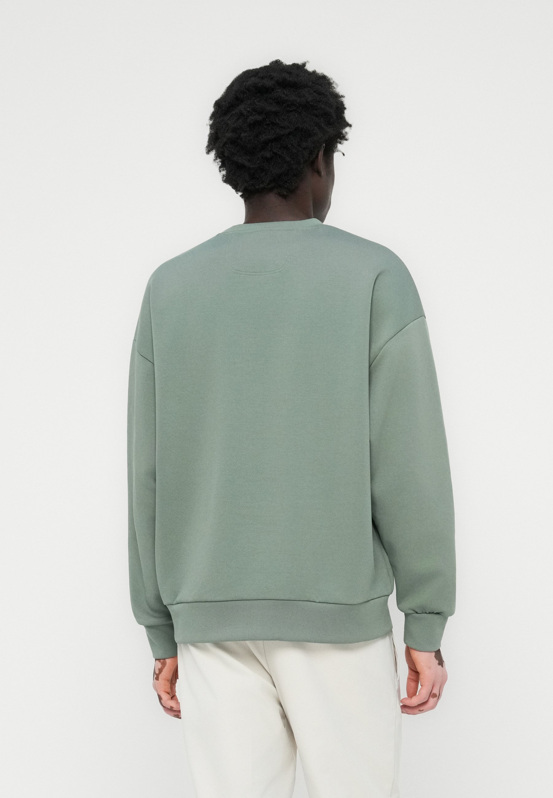 BOSS STENSON - Sweatshirt - open groen