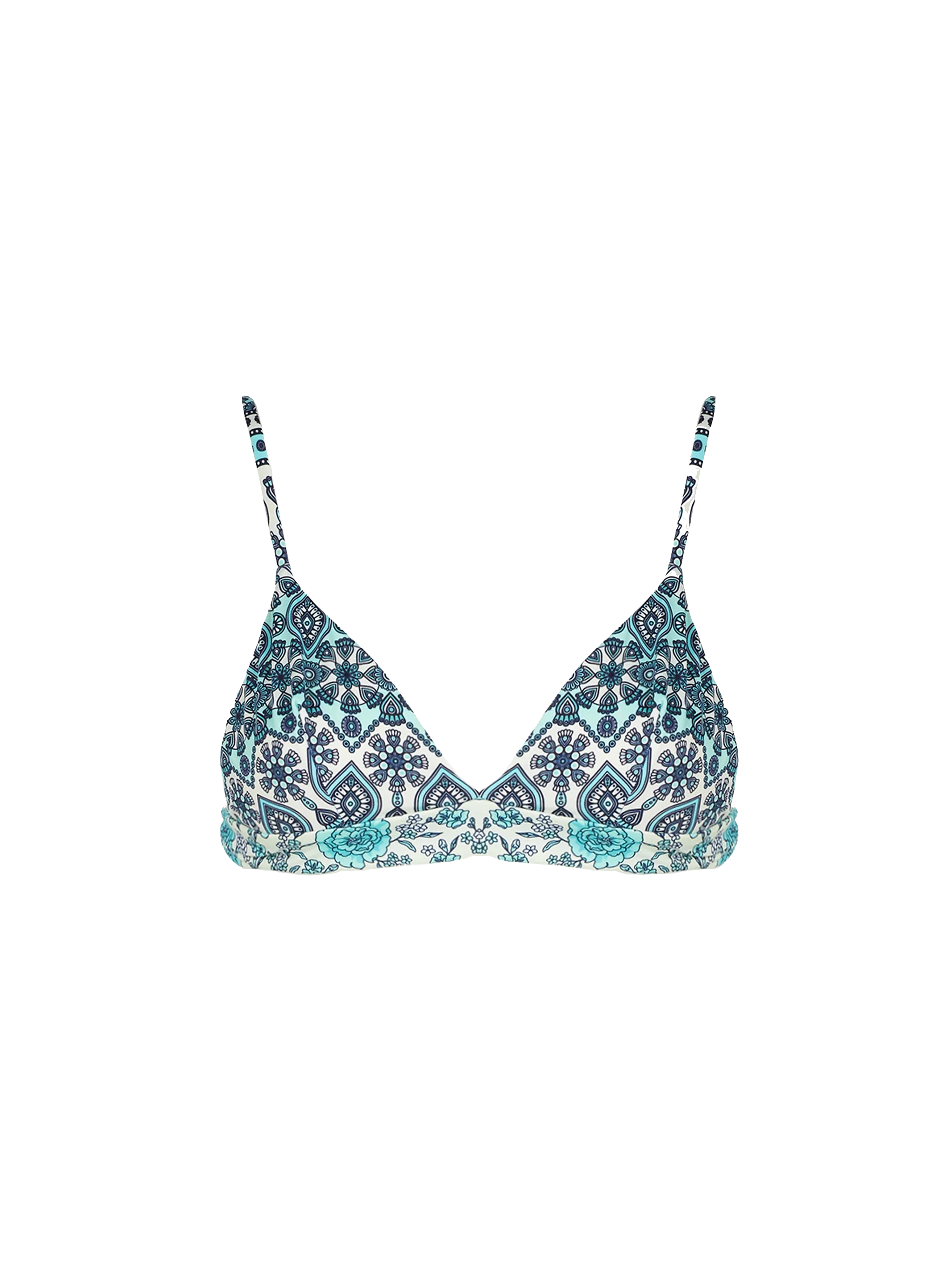 Damen-Triangel-Top mit Aufdruck