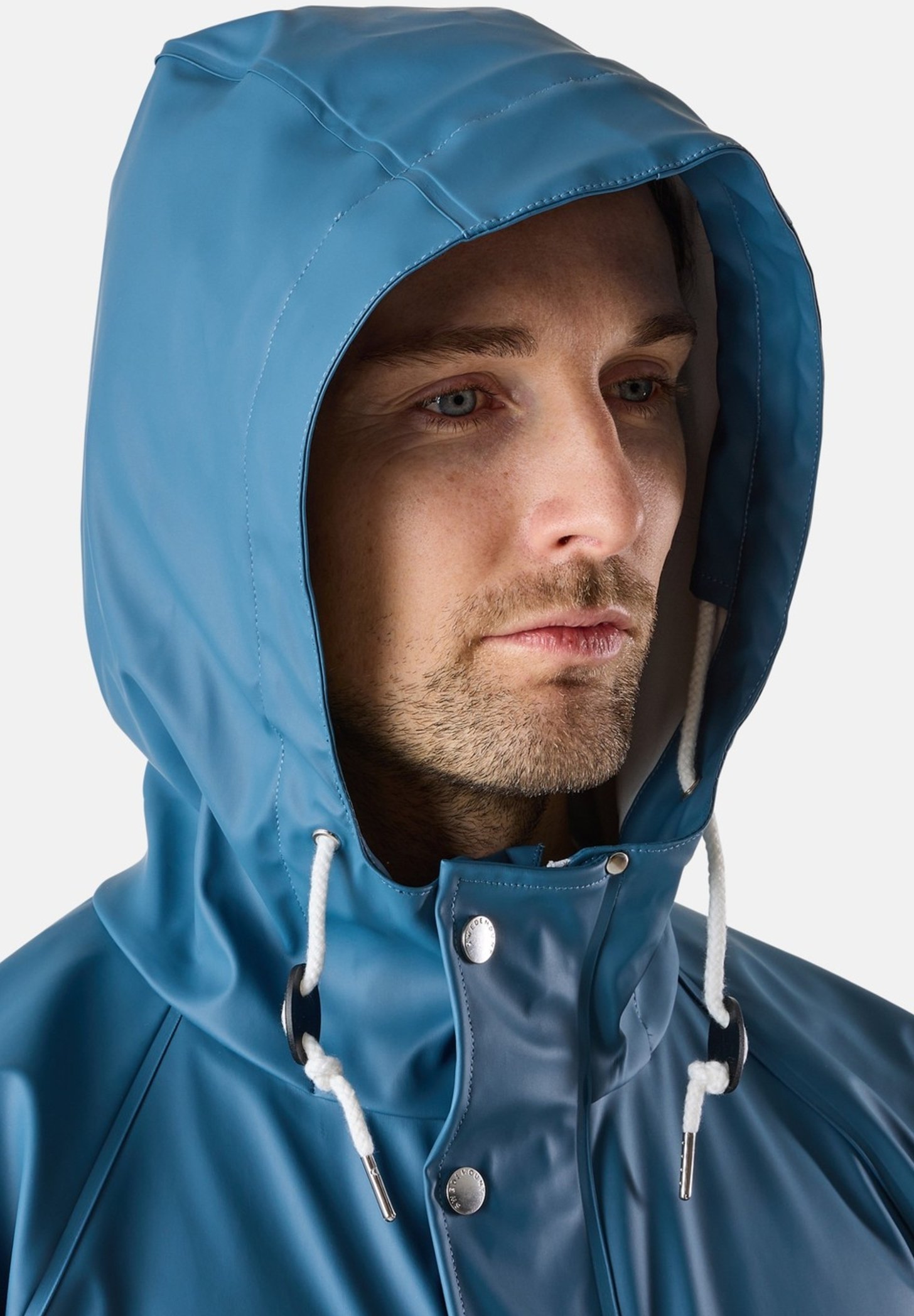 Swedemount VÄDERÖARNA - Giacca impermeabile - blu denim