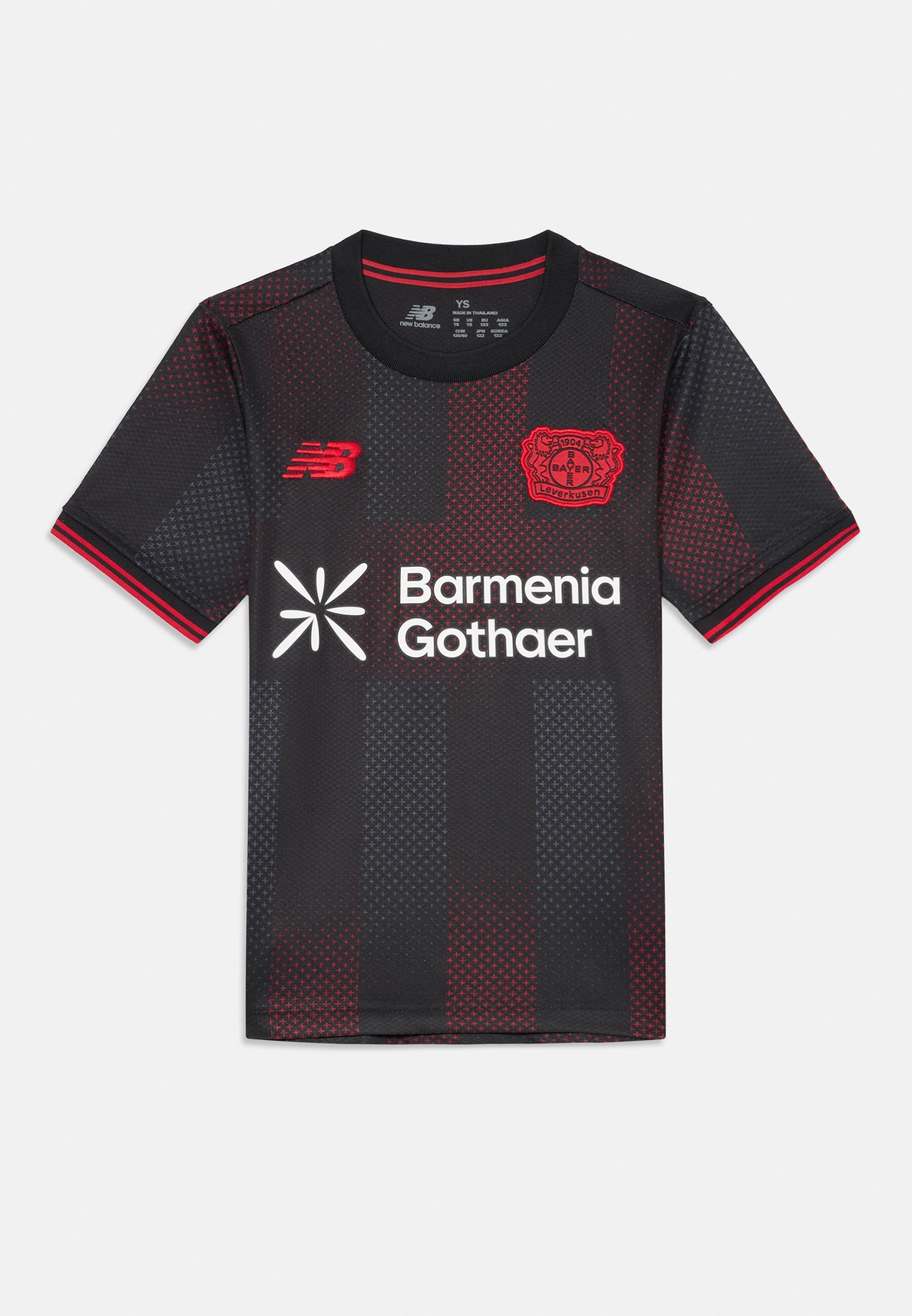 New Balance BAYER HOME YOUTH SHORT SLEEVE UNISEX - Voetbalshirt - rood