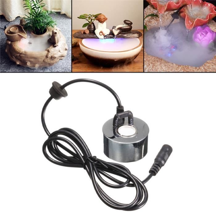 Juego de 2 piezas sin enchufe, humidificador ultrasónico de 45 mm, nebulizador industrial, incubadora, atomizador, nebulizador de 24 V.