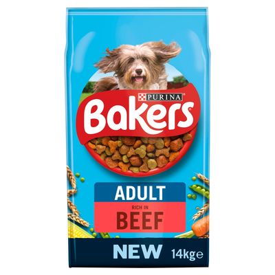 Bakers Adult Πλούσιο σε Μοσχάρι με Χωριάτικα Λαχανικά
