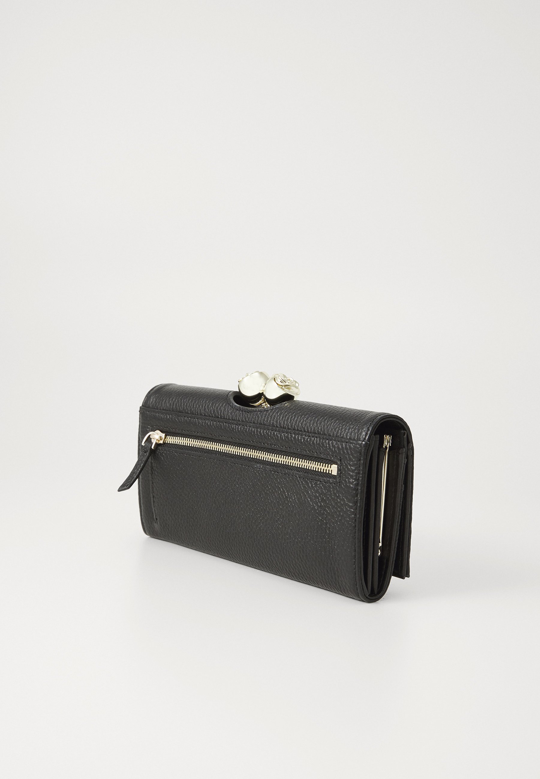 Portafoglio grande con pompon Ted Baker ROOSALI ROSE - nero