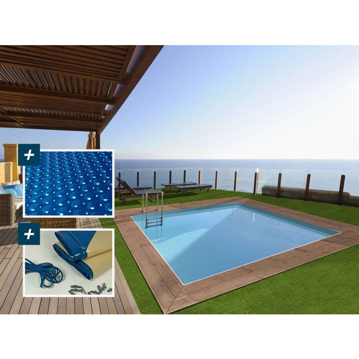 Piscine bois rectangle 