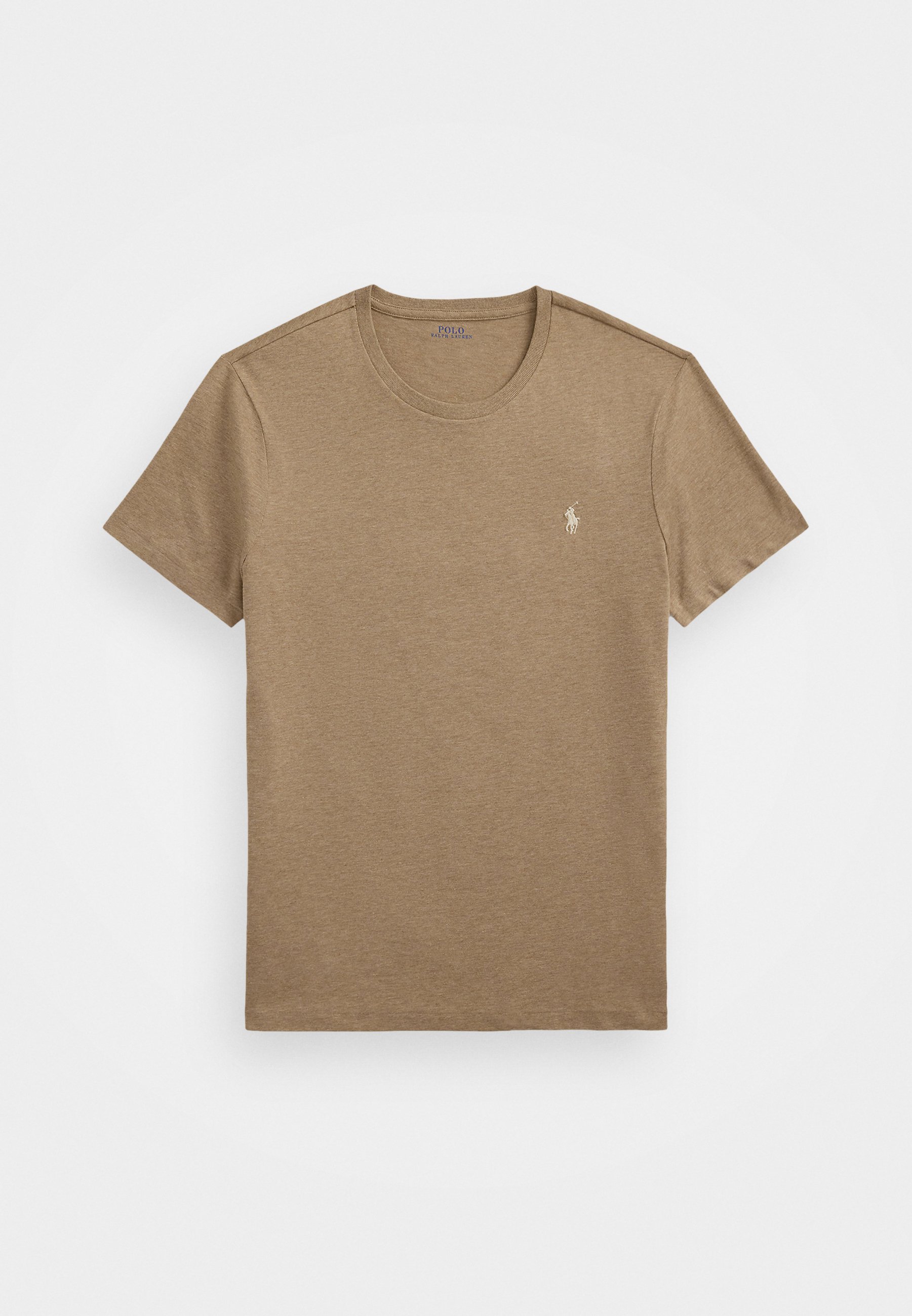 Polo Ralph Lauren CUSTOM SLIM FIT JERSEY CREWNECK T-SHIRT - T-shirt basic - mélange italiano