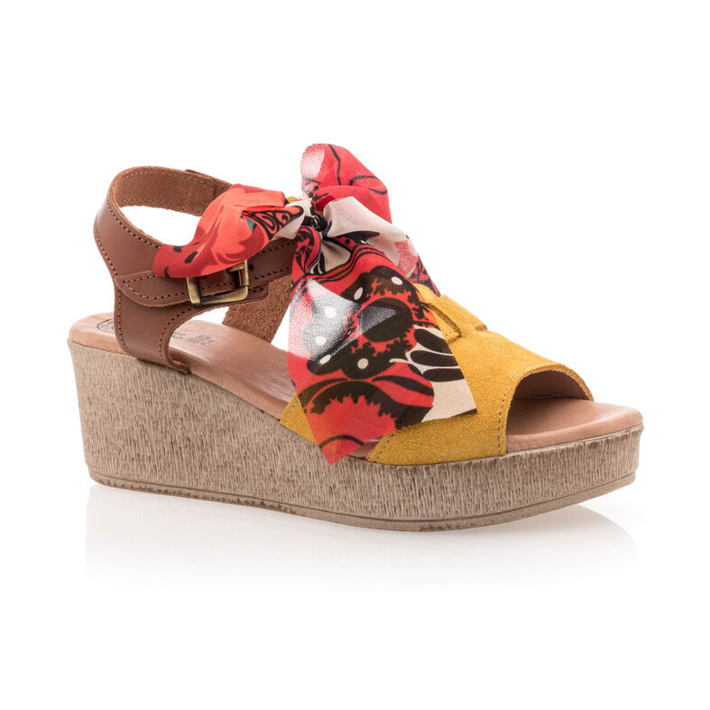 Sandales / nu-pieds Femme Jaune