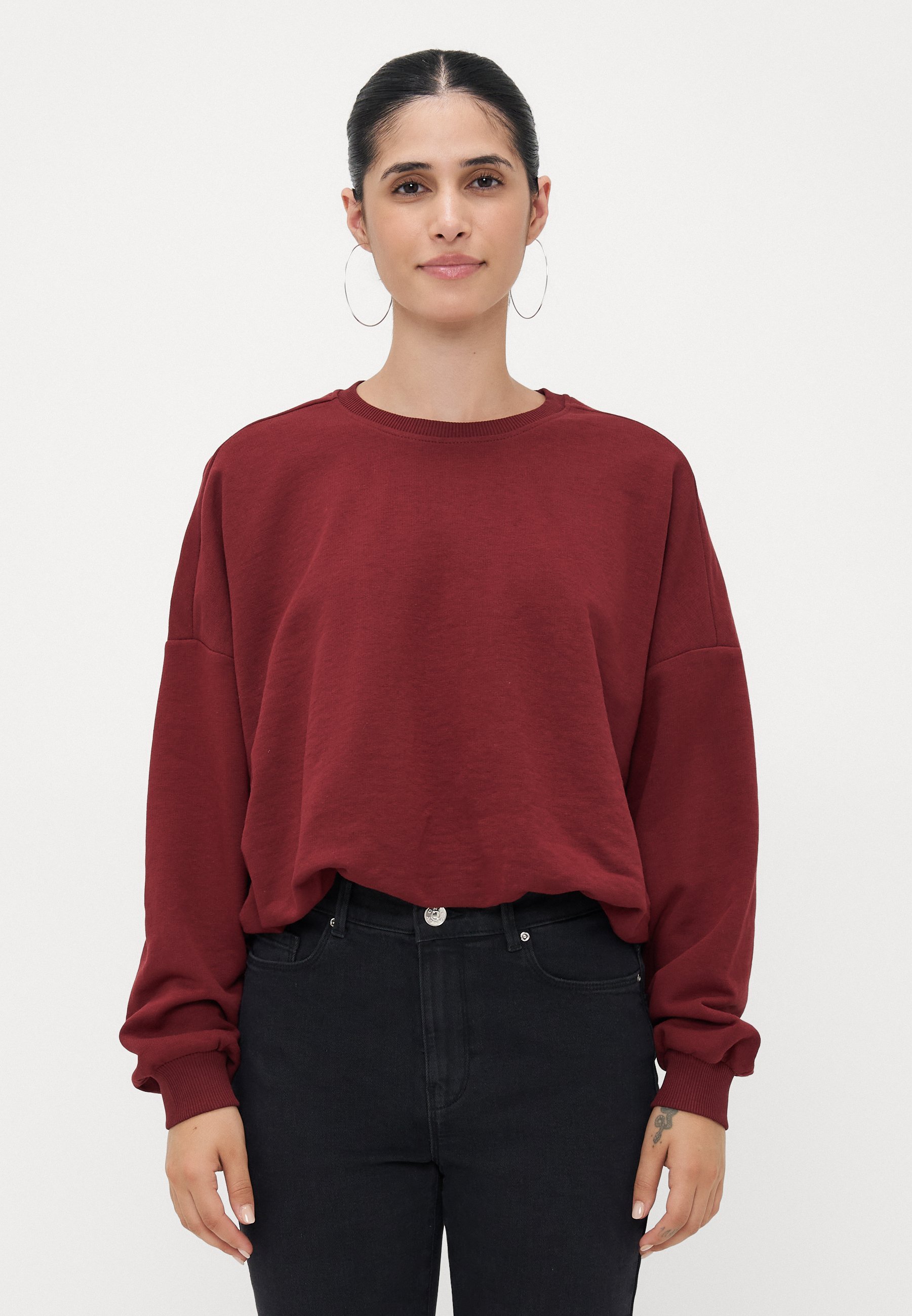 ONLY Petite ONLFIE BALLOON - Sweatshirt - cabernet