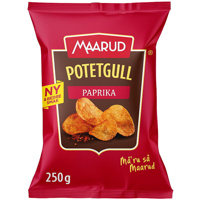Maarud Potatischips 250 g Paprika Maarud