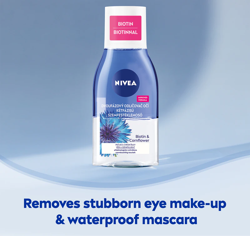 Removedor de maquiagem à prova d'água NIVEA Aqua Effect