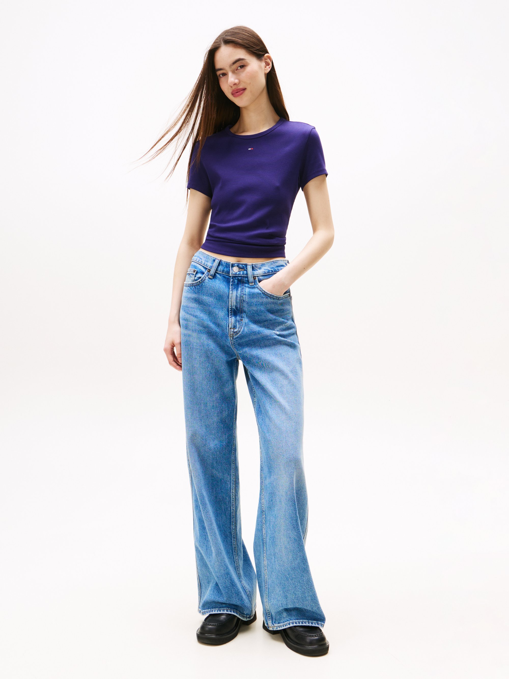 Tommy Jeans ESSENTIAL - Basic T-shirt - nachtpaars