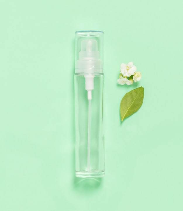50 ml Montparnasse glazen flesje met spraypomp