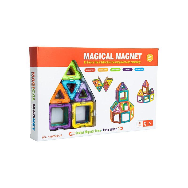 Magnetische bouwset Magic Magnet, 36 onderdelen.