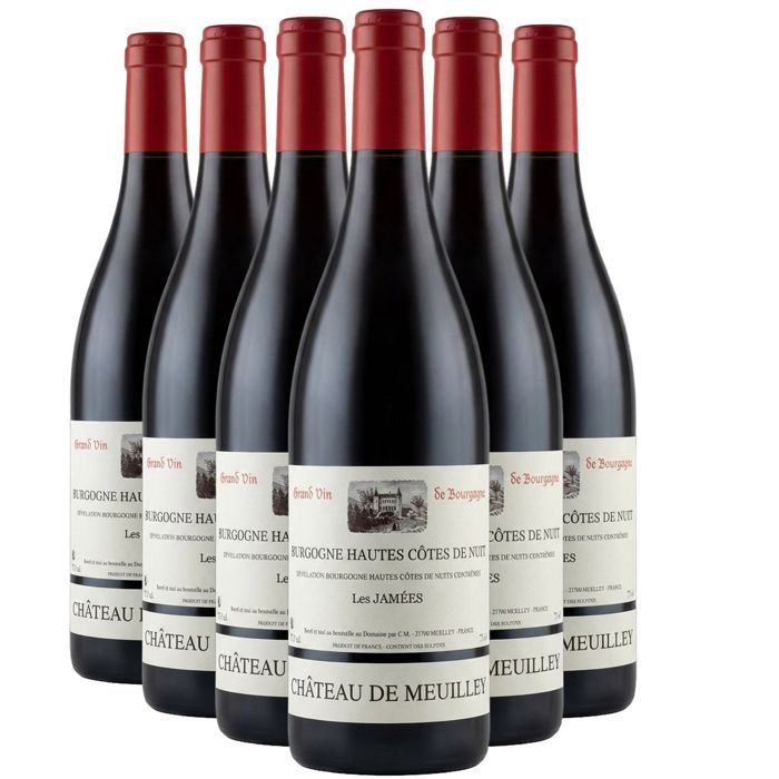 Château de Meuilley Bourgogne Hautes Côtes de Nuits Les Jamées 2024 - Vino Tinto Borgoña (6x75cl)