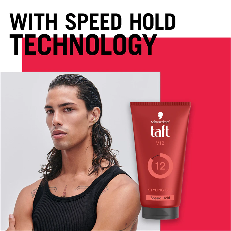 Schwarzkopf Taft Men gel de cabelo de fixação forte
