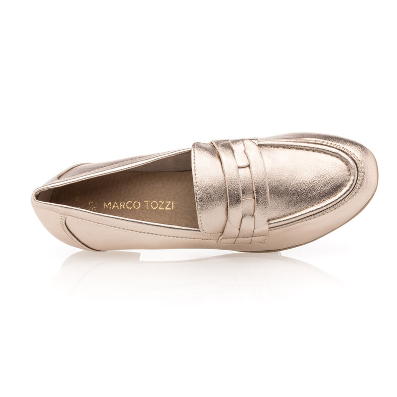 Mocasines/zapatos náuticos amarillos para mujer