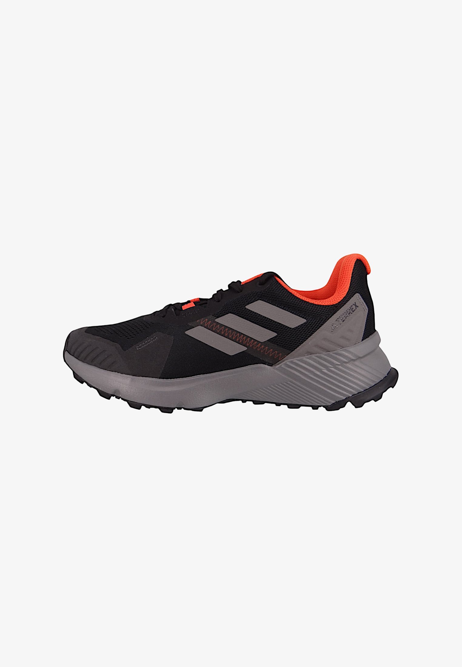 Adidas Terrex SOULSTRIDE - Chaussures de randonnée - Noir, gris et orange semi-impact