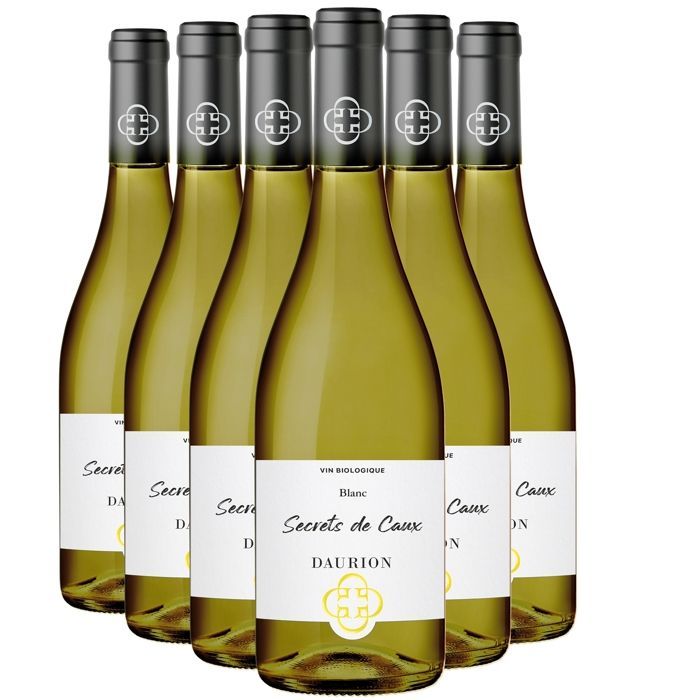 Daurion Pays d'Oc Les Secrets de Caux 2024 - Vinho Branco de Languedoc-Roussillon (6 x 75cl) Orgânico
