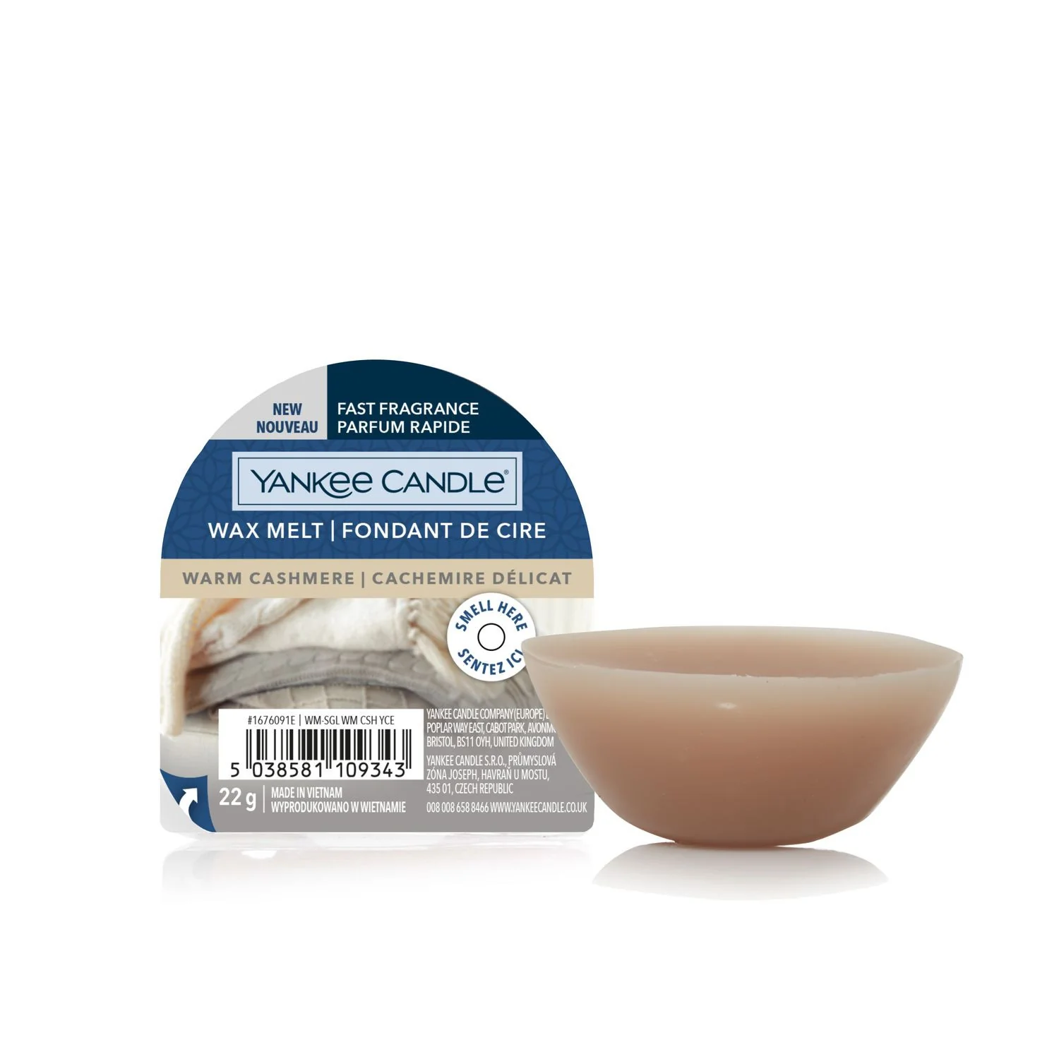 Wax Melts Warm Cashmere - Candela Profumata