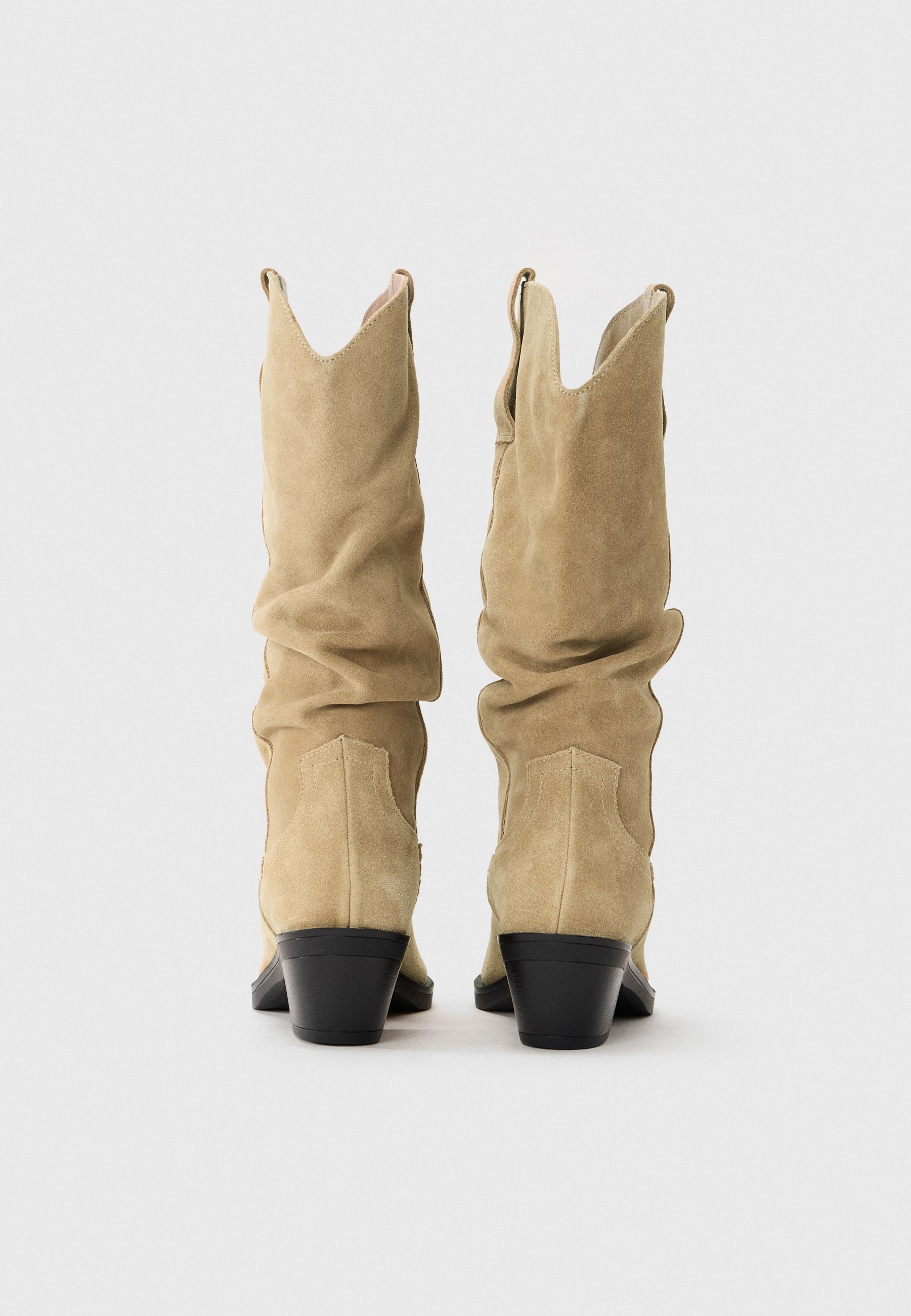 Even&Odd Cowboy/Bikerlaarzen - beige
