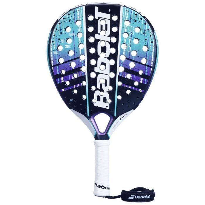 Racchetta da padel BABOLAT DYNA Spirit, blu-viola-nera (335 g) 2023