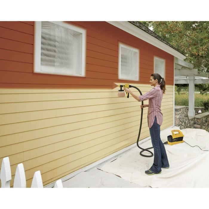 Pulverizador de pintura universal de baja presión WAGNER W690 - para paredes, techos, lacas y barnices