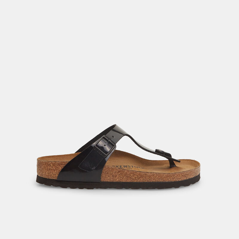 Sandali da donna Birkenstock Gizeh Birko-Flor vernice