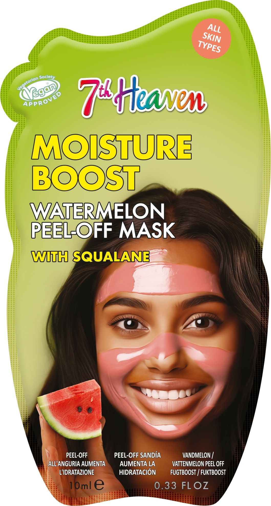 Hydratačná zlupovacia maska Moisture Boost s melónom a skvalánom Pleťové masky