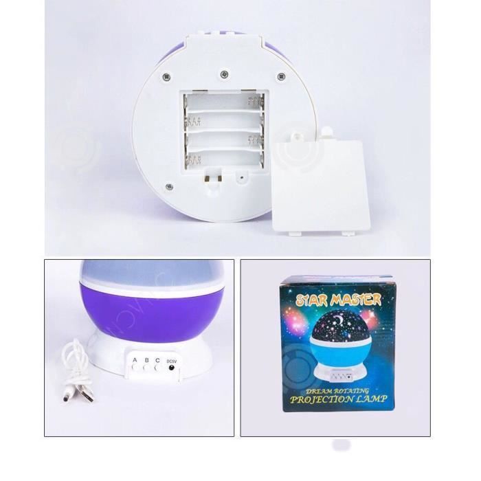INN® Kindernachtlampje met sterrenprojectie en LED-verlichting, 8 kleurstanden, ideaal als cadeau voor baby's, verjaardagscadeau, kerstcadeau of jubileumcadeau.