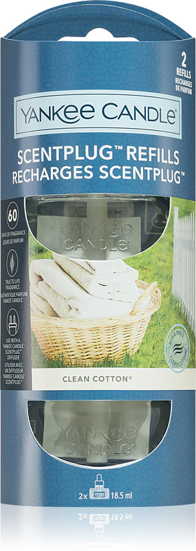 Yankee Candle Clean Cotton Nachfüllpackung für elektrische Diffusoren