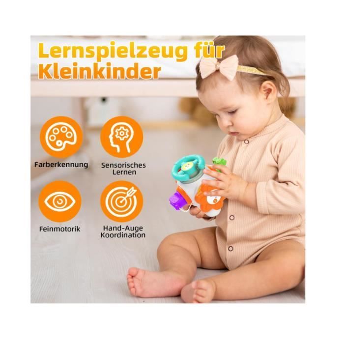 Activiteitenkubus - Niet gespecificeerd - 6-in-1 - Meerkleurig - Sensorisch speelgoed - 12-18 maanden